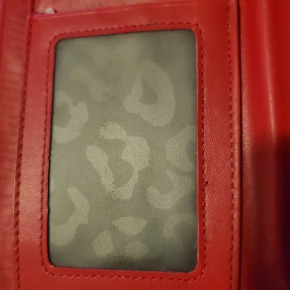 LUX DE VILLE RED SPARKLE WALLET - Picture 12 of 15